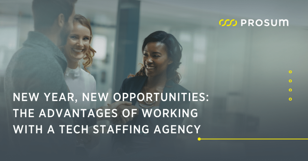 new year of working with a tech staffing agency