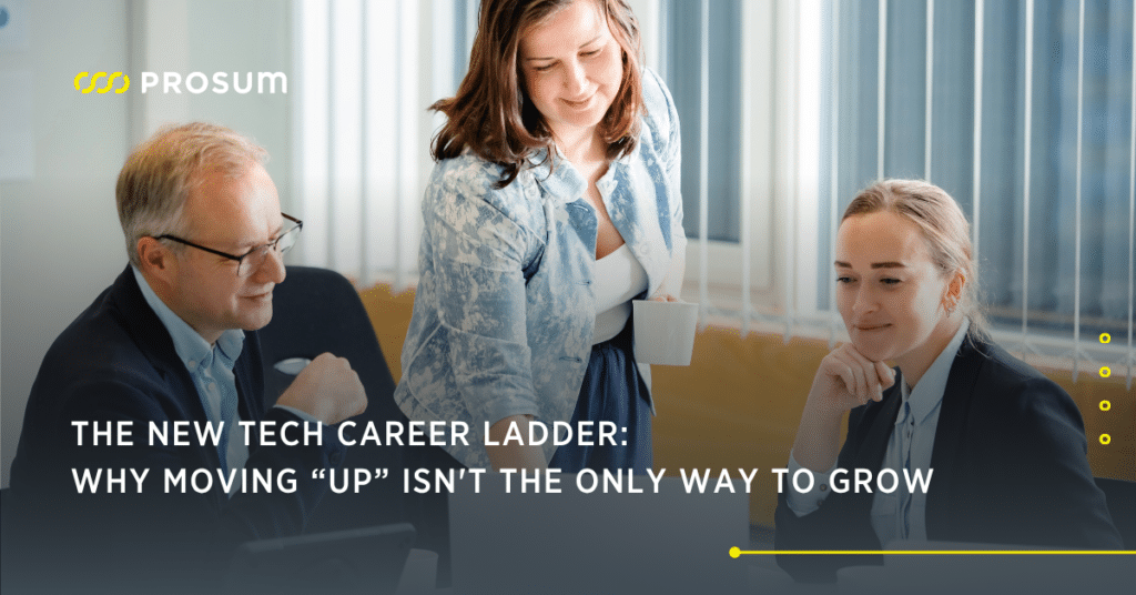 The New Tech Career Ladder: Why Moving “Up” Isn't the Only Way to Grow